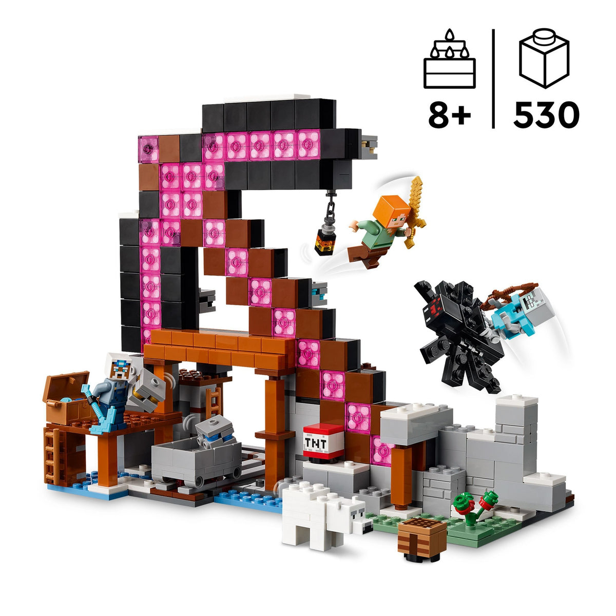LEGO Minecraft La Mine en Forme de Pioche 21277