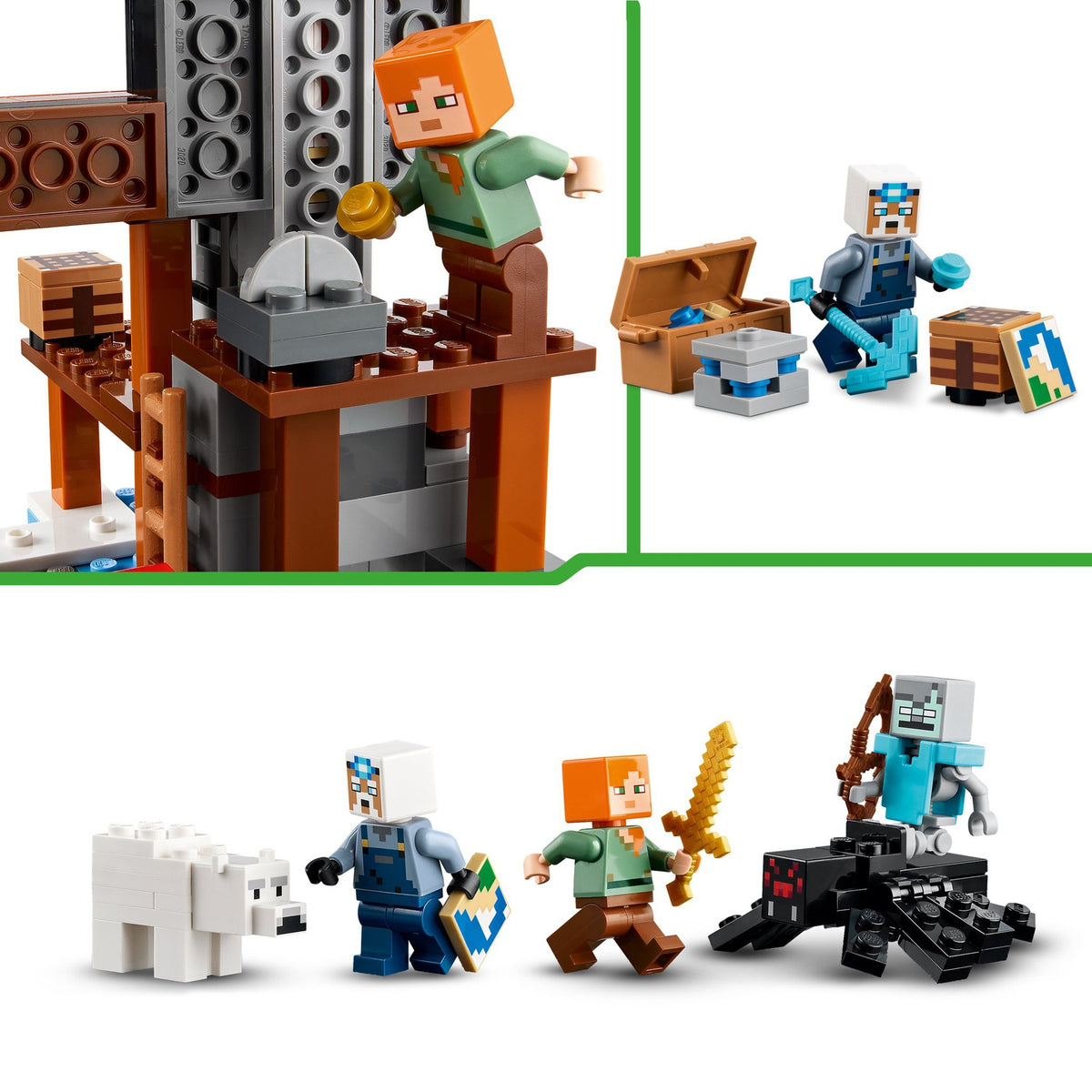 LEGO Minecraft La Mine en Forme de Pioche 21277