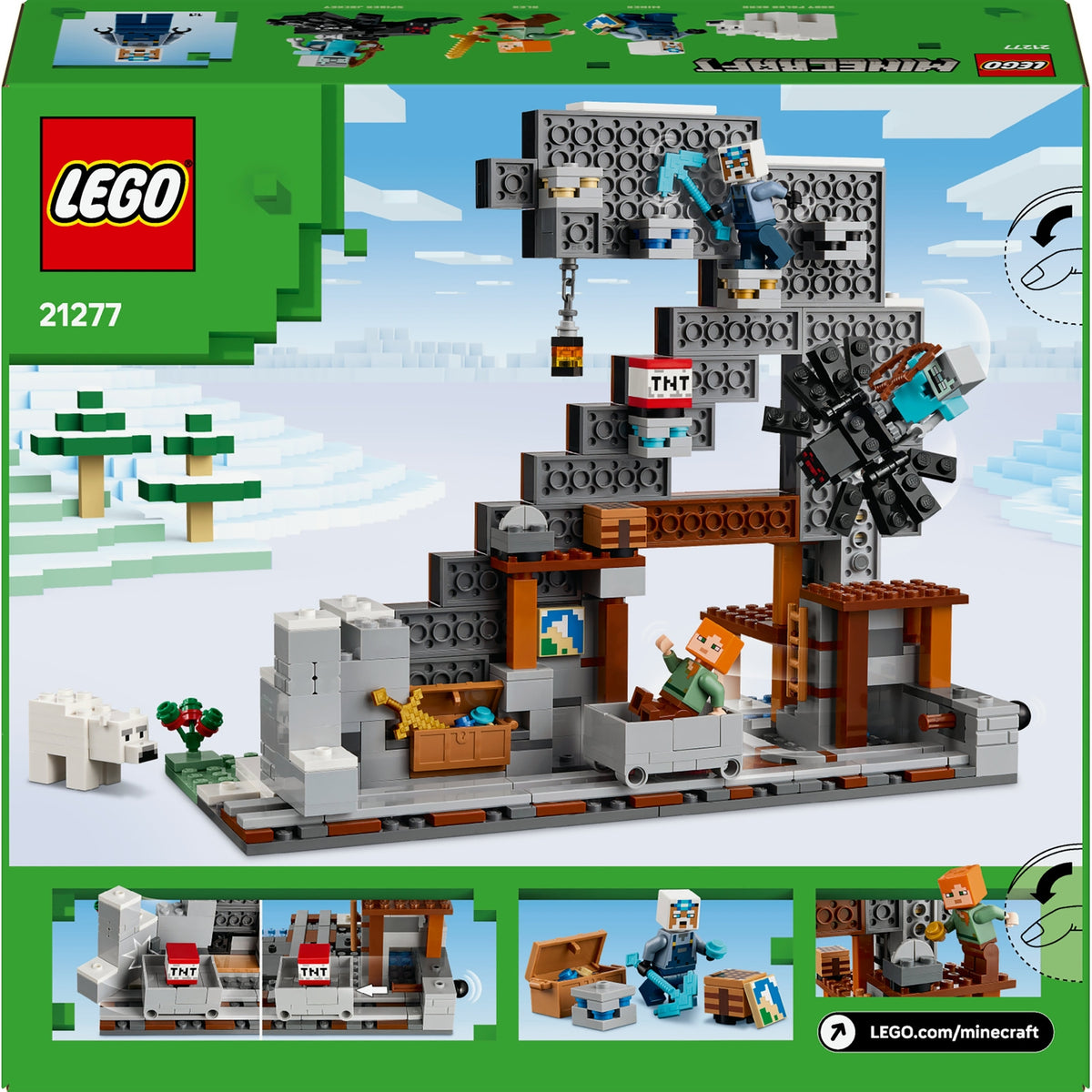 LEGO Minecraft La Mine en Forme de Pioche 21277