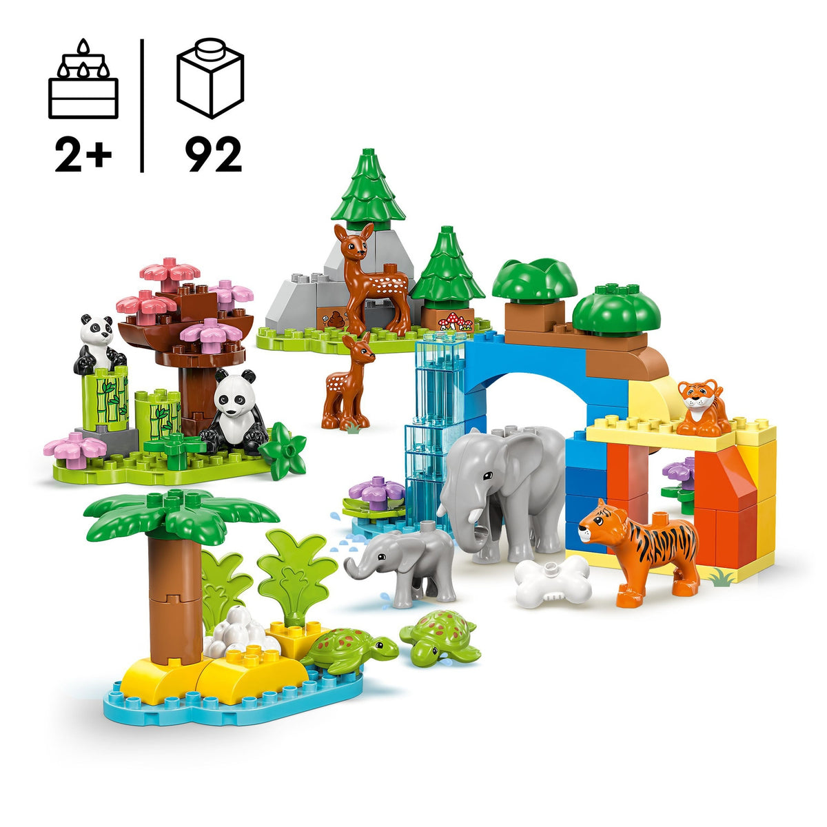 LEGO Duplo Ma Ville Familles d'Animaux Sauvages 3-en-1 10446