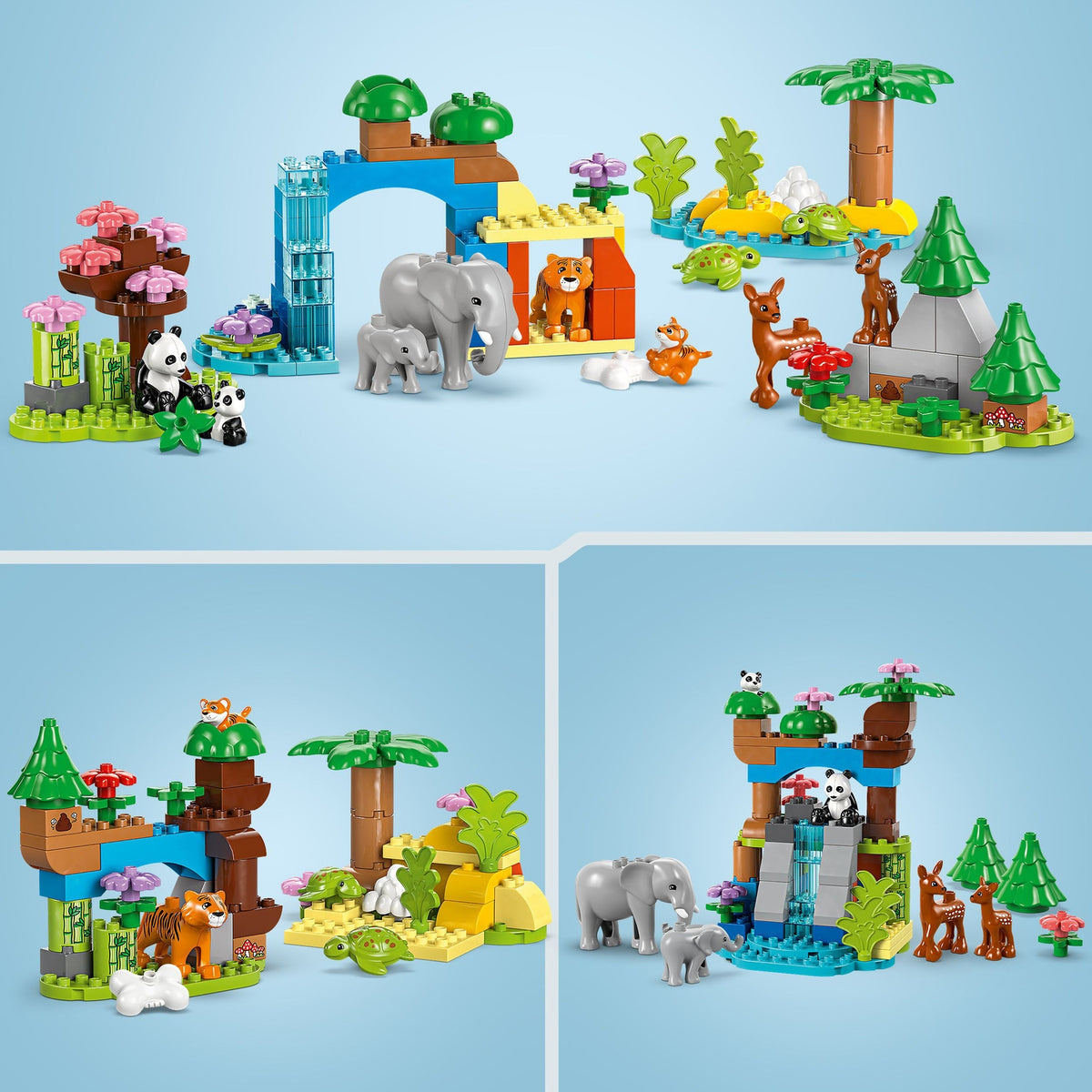 LEGO Duplo Ma Ville Familles d'Animaux Sauvages 3-en-1 10446