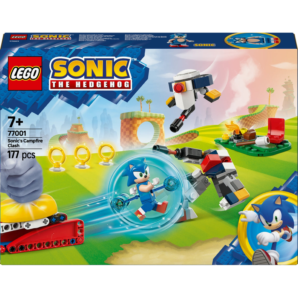 LEGO Sonic Conflit au Fau de Camp de Sonic 77001