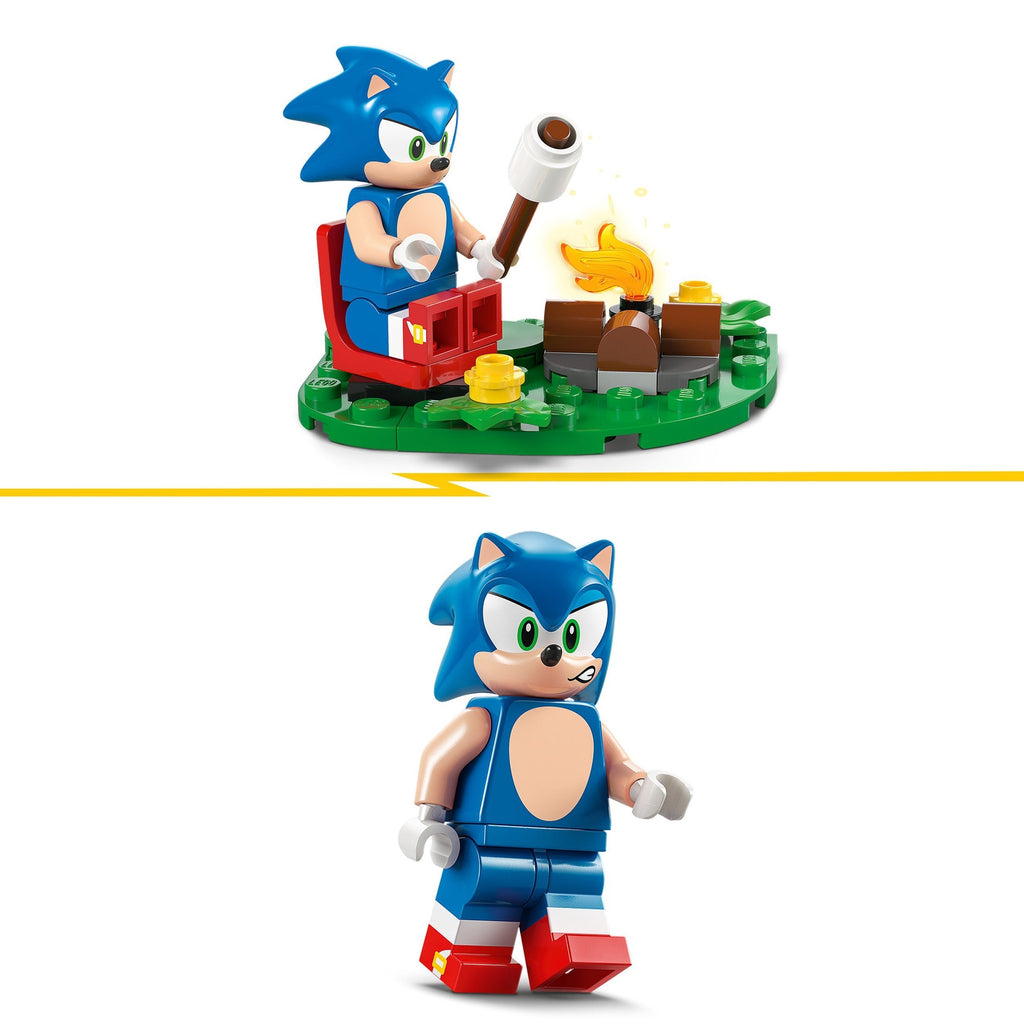 LEGO Sonic Conflit au Fau de Camp de Sonic 77001