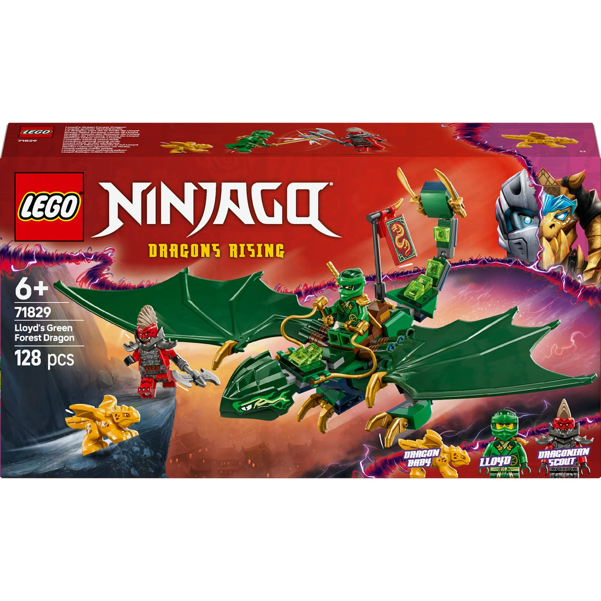 LEGO Ninjago Le Dragon Vert de la Forêt de Lloyd 71829