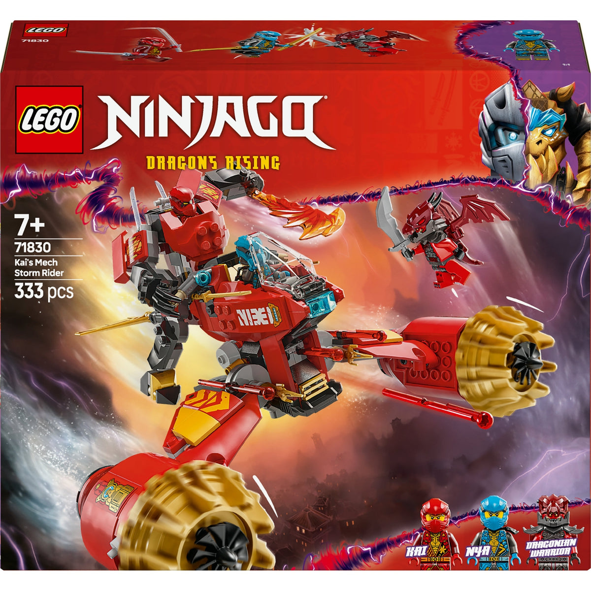 LEGO Ninjago La Moto Tempête du Robot de Kai 71830