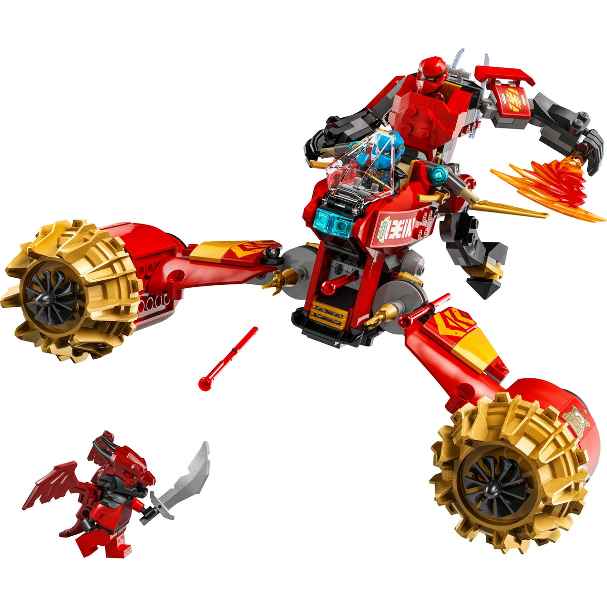 LEGO Ninjago La Moto Tempête du Robot de Kai 71830