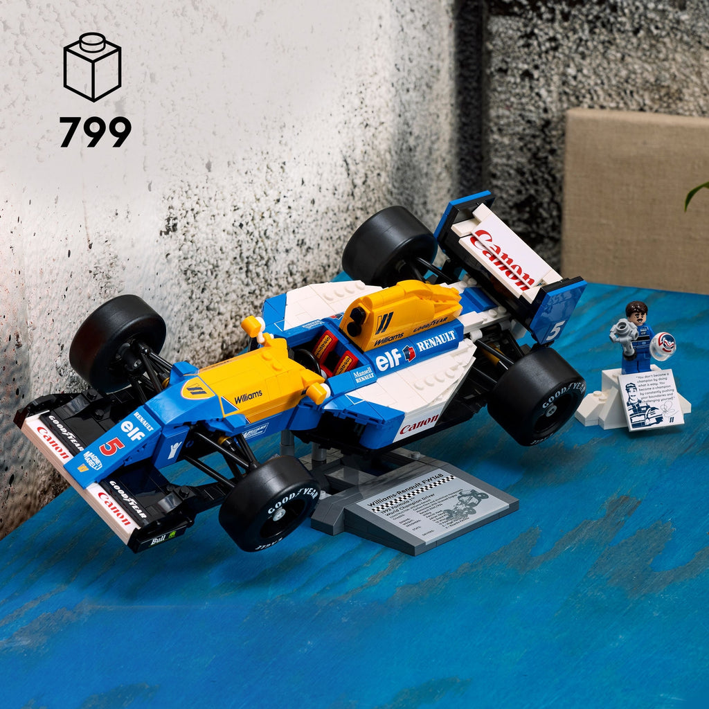 LEGO Icons Williams Racing FW14B et Nigel Mansell 10353
