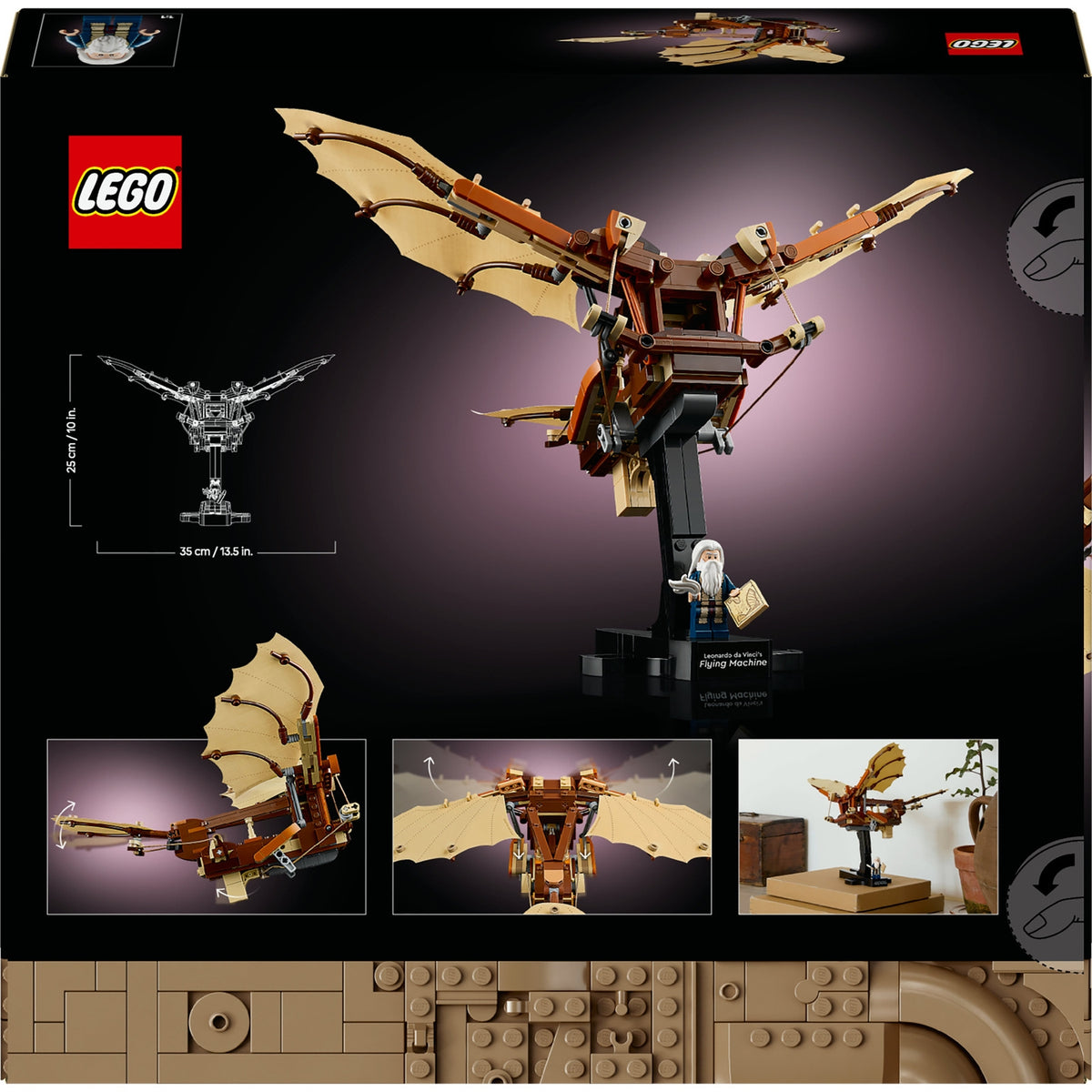 LEGO Icons La Machine Volante de Léonard de Vinci 10363