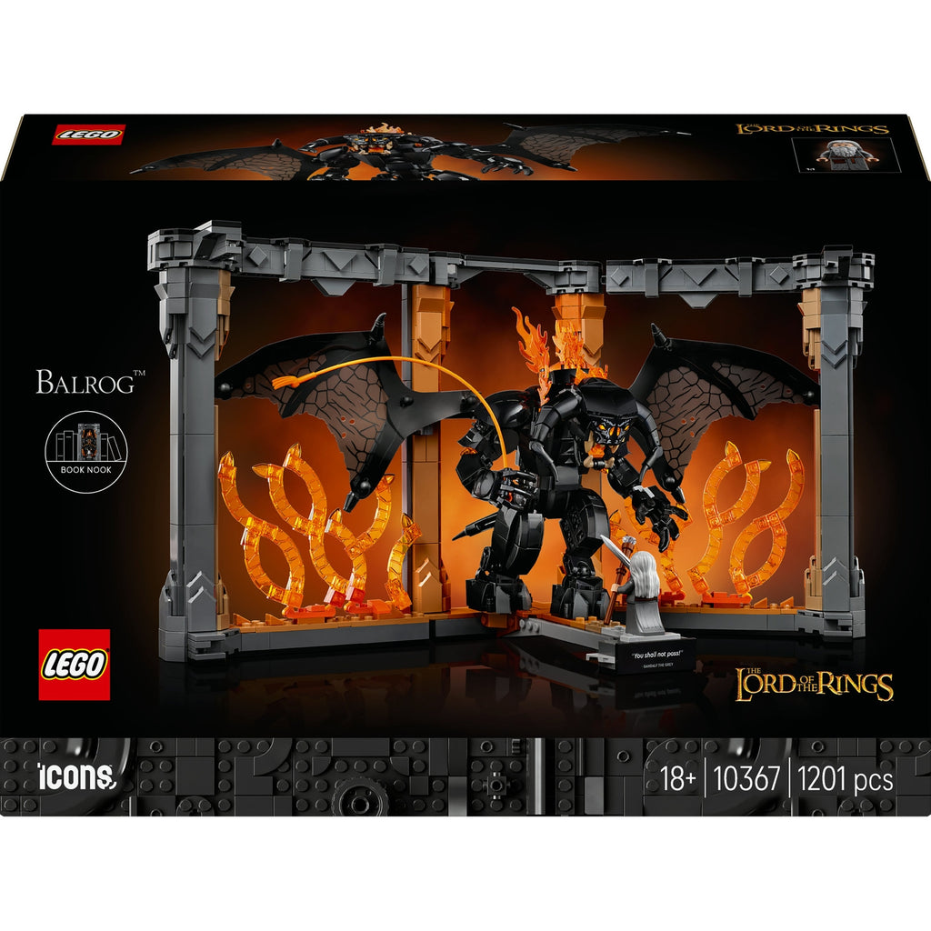 LEGO Icons Le Seigneur des Anneaux : Book Nook du Balrog 10367