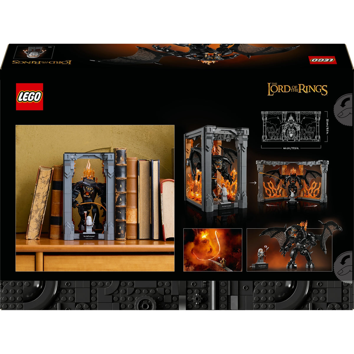 LEGO Icons Le Seigneur des Anneaux : Book Nook du Balrog 10367