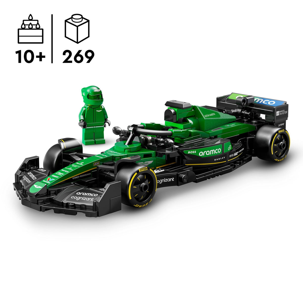 LEGO Speed Champions Voiture F1 Aston Martin Aramco AMR24 77245