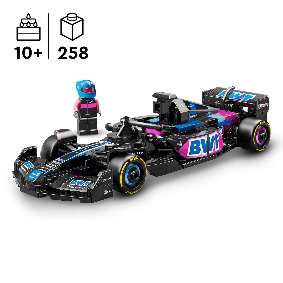 LEGO Speed Champions Voiture F1 BWT Alpine Team A524 77248