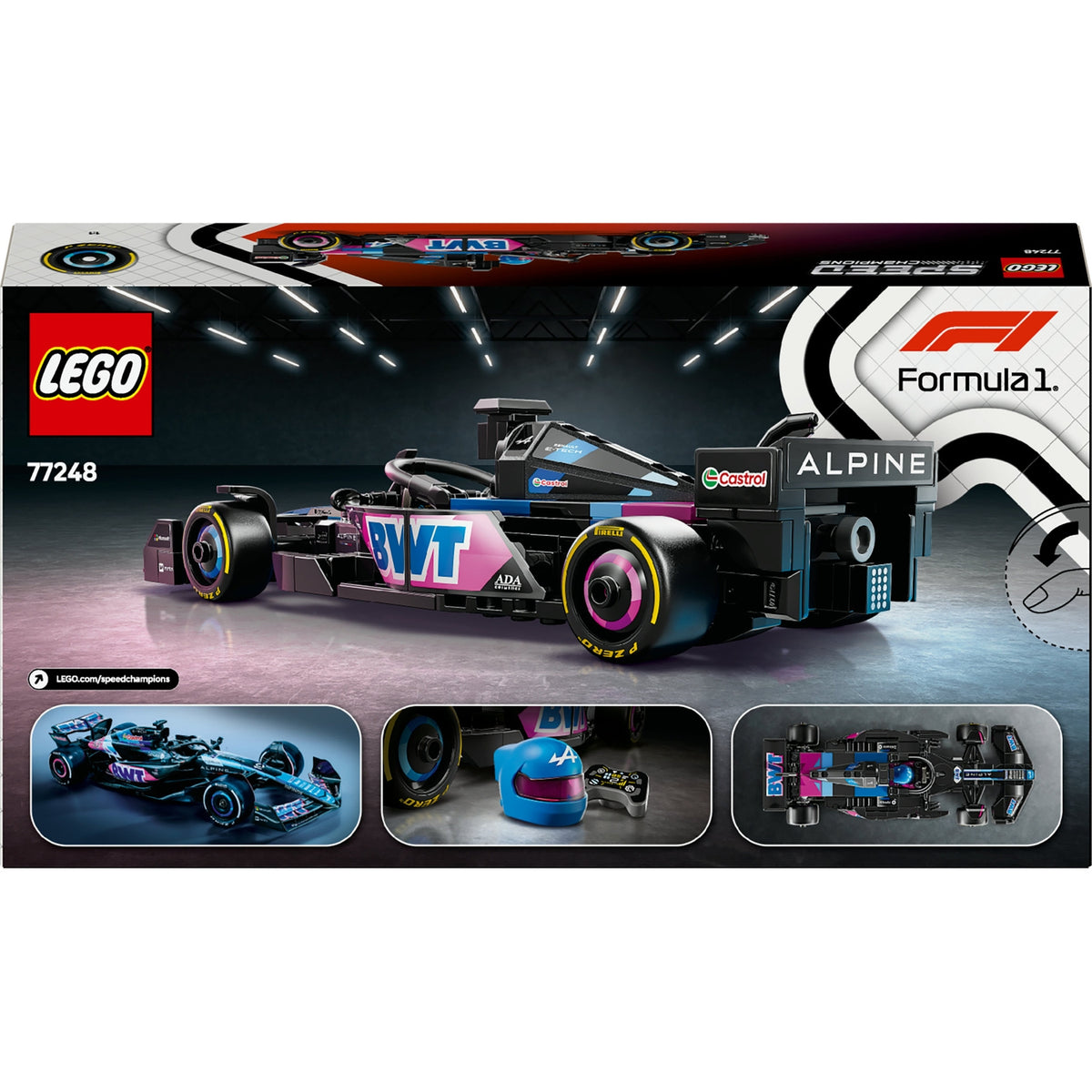 LEGO Speed Champions Voiture F1 BWT Alpine Team A524 77248