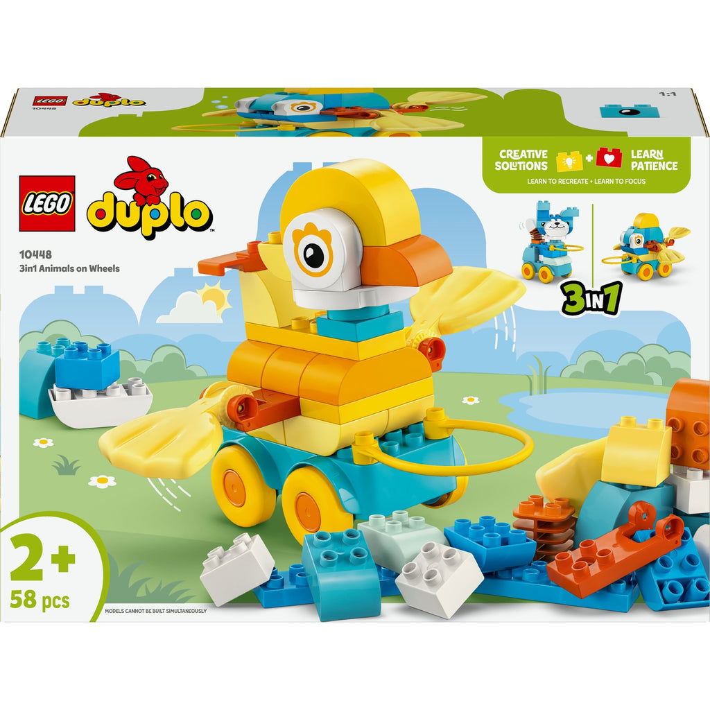 LEGO Duplo Ma ville animaux sur roues 3-en-1 10448