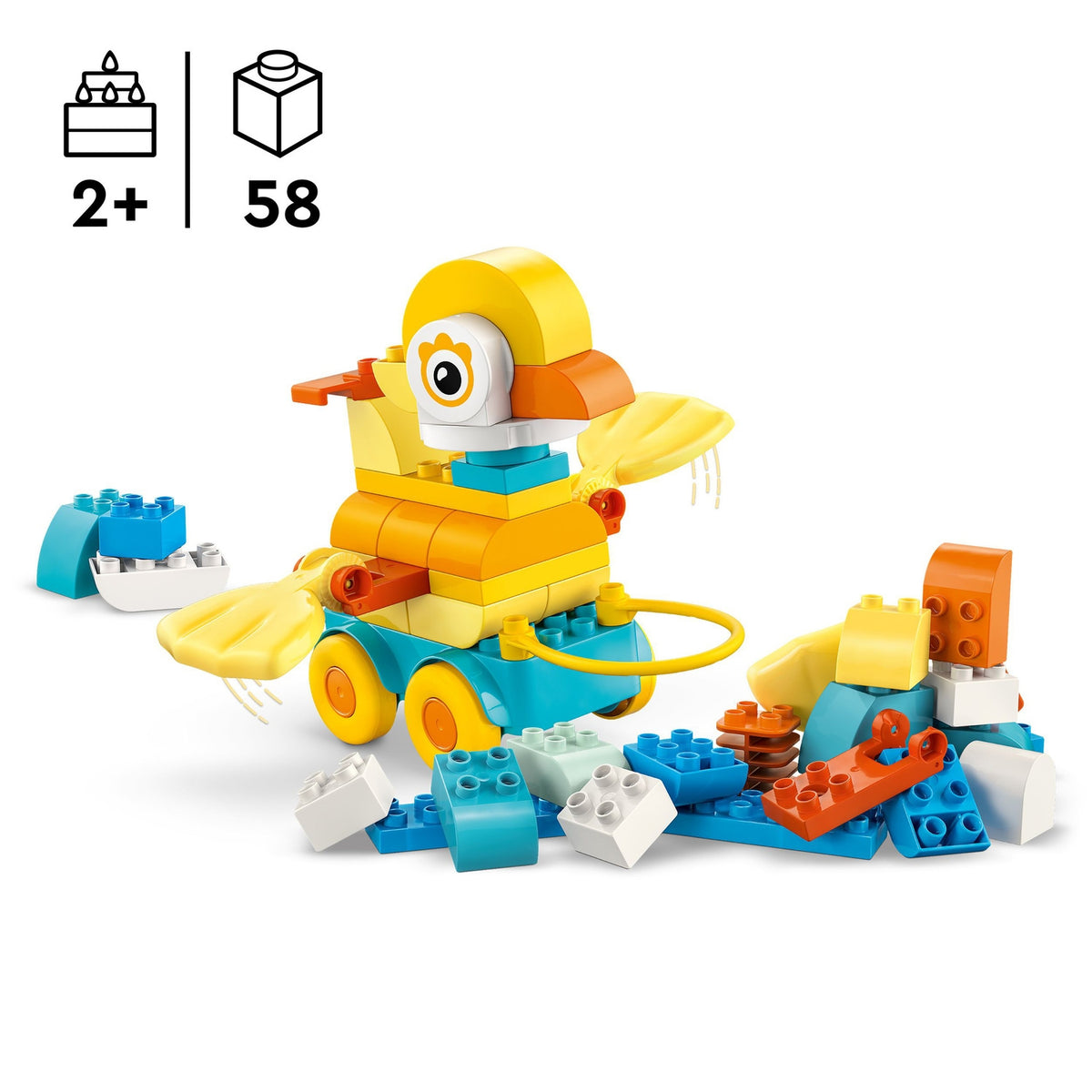 LEGO Duplo Ma ville animaux sur roues 3-en-1 10448