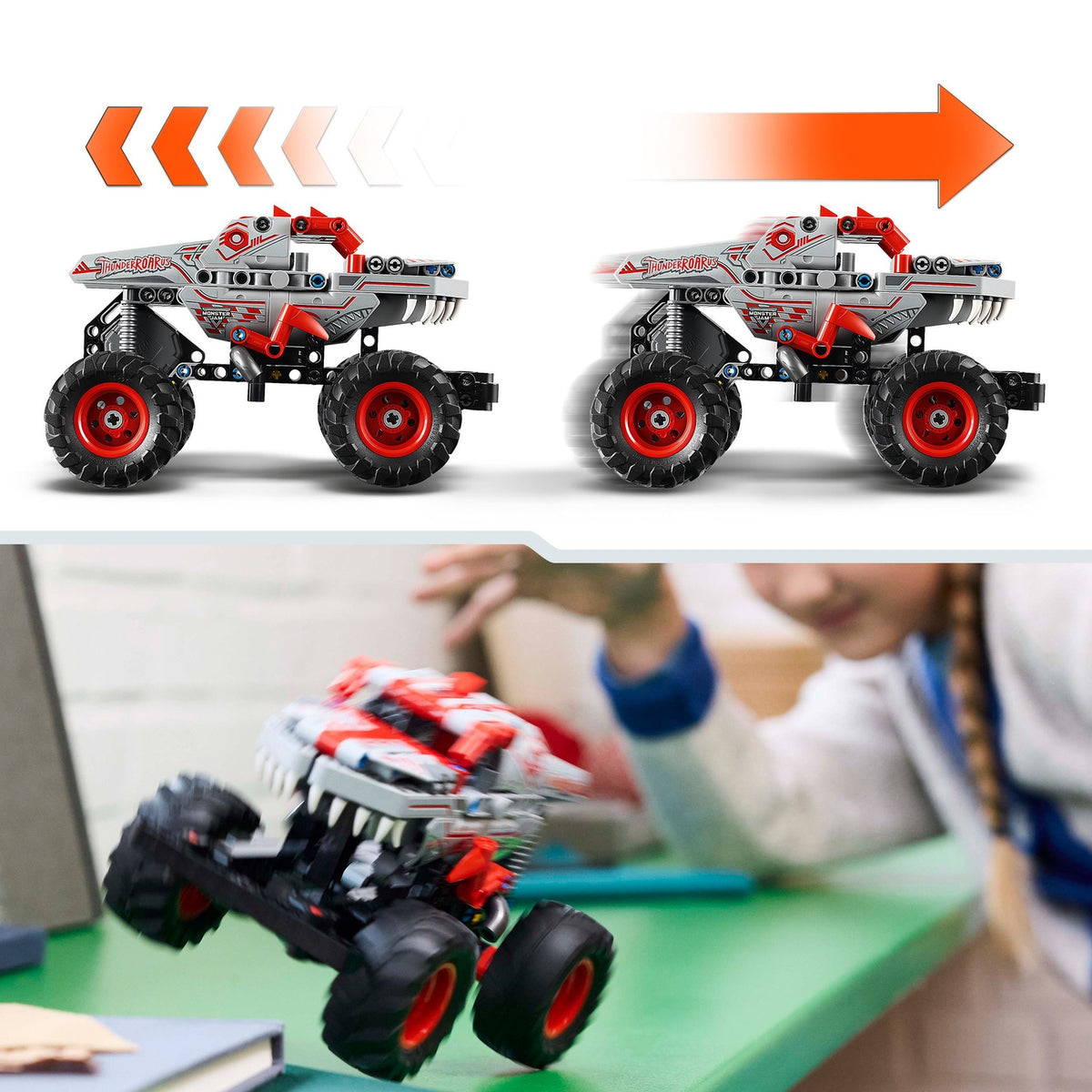 LEGO Technic Monster Jam ThunderROARus à rétrofriction 42200