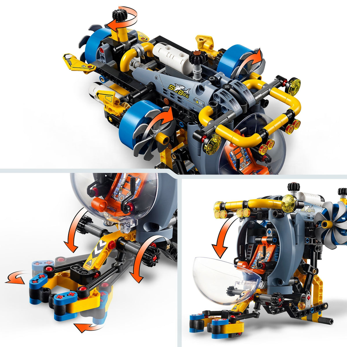 LEGO Technic Le Sous Marin de Recherche en Haute Mer 42201