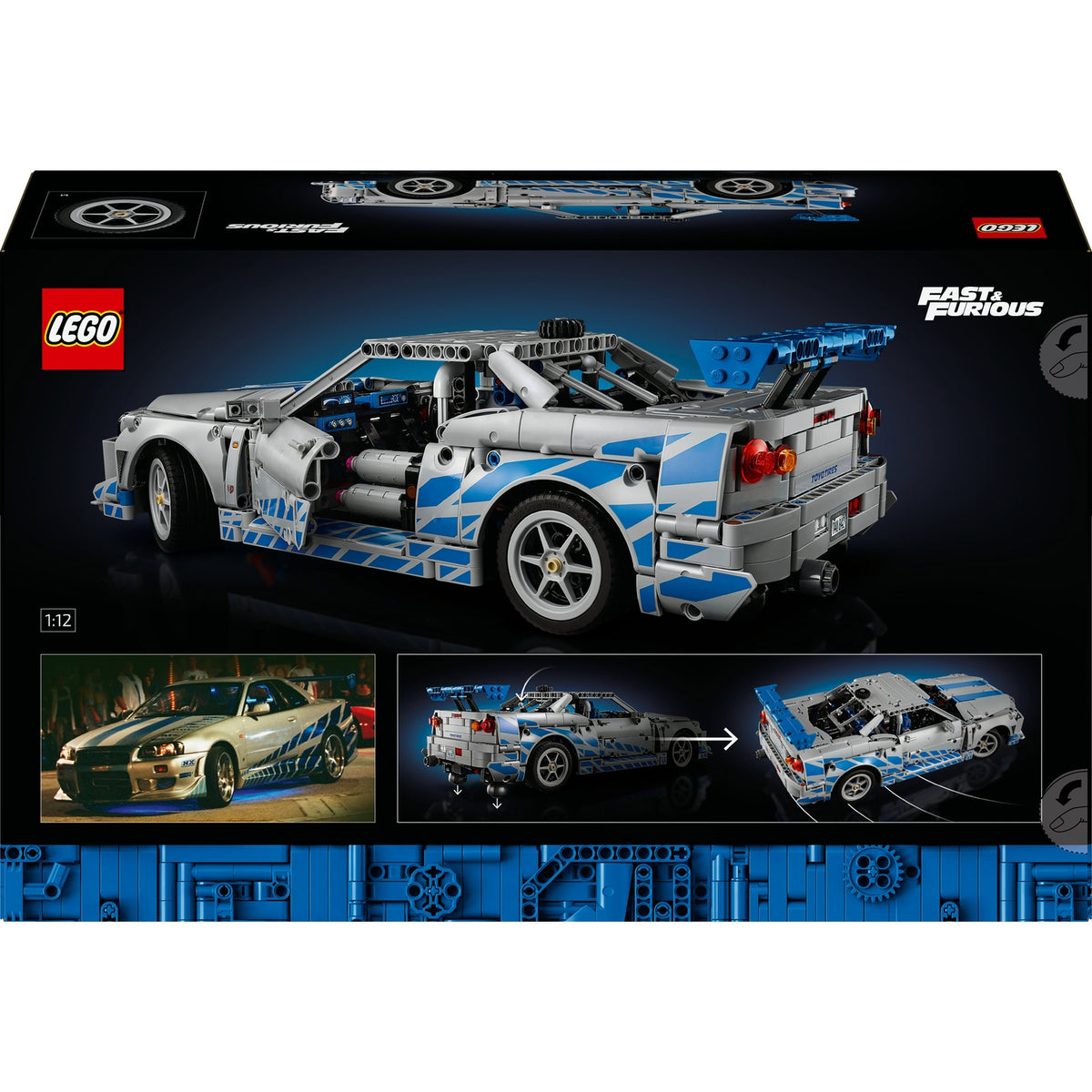 LEGO Technic Speed Champions Voiture Nissan Skyline GT-R (R34) 2 Fast 2 Furious 42210