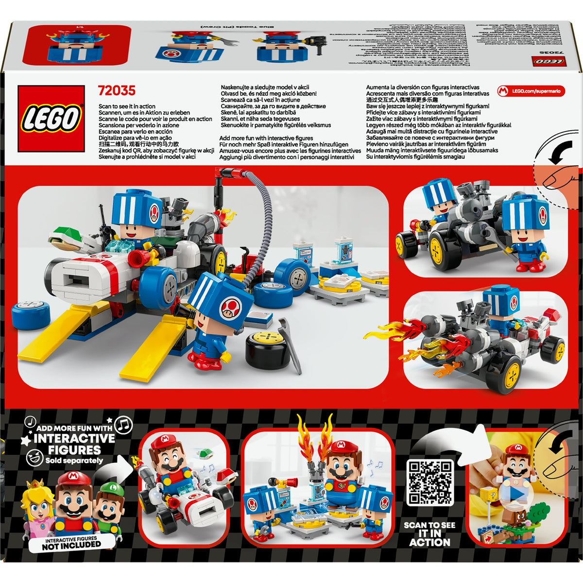LEGO Super Mario Mario Kart Garage de Toad 72035