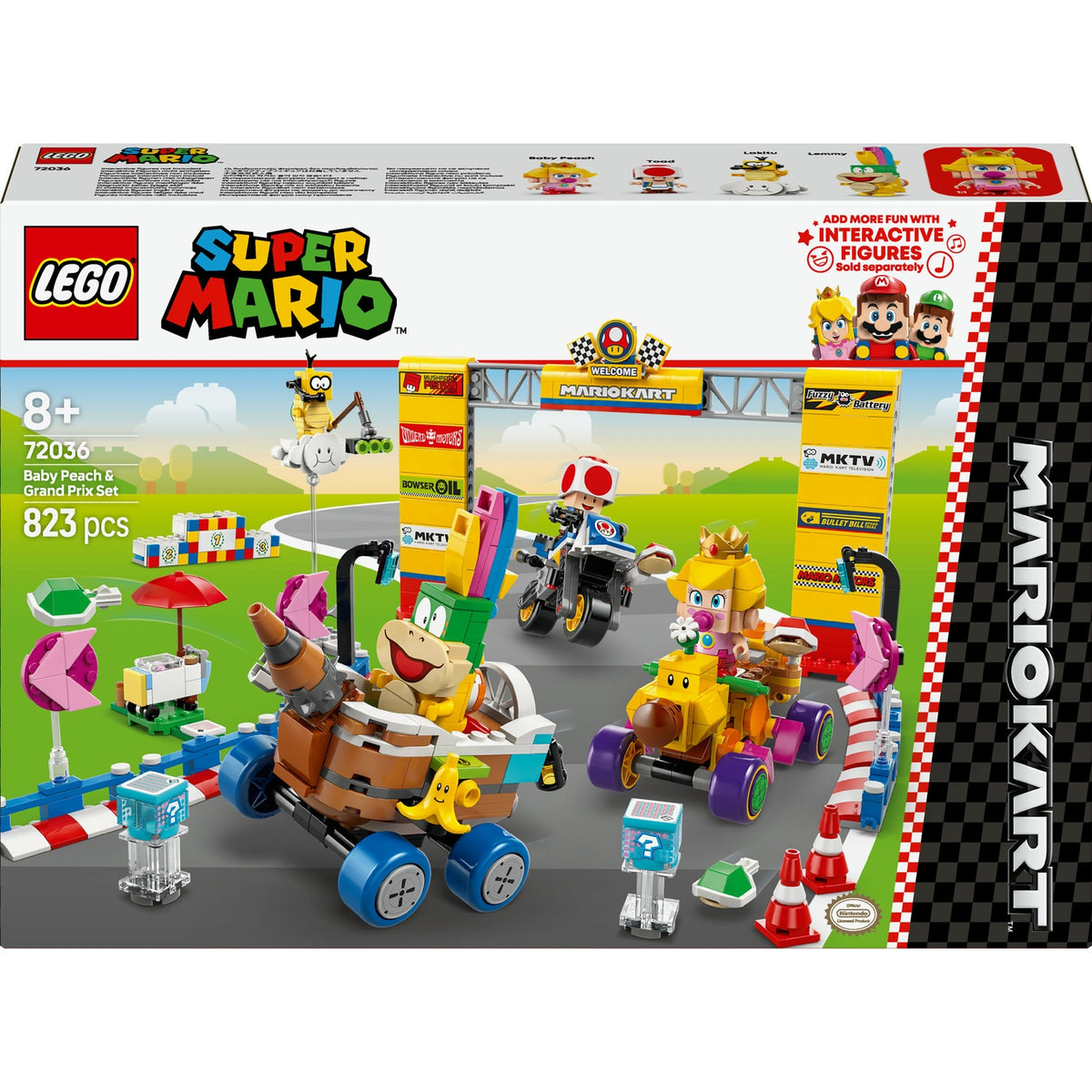 LEGO Super Mario Mario Kart Bébé Peach et ensemble de Grand Prix 72036