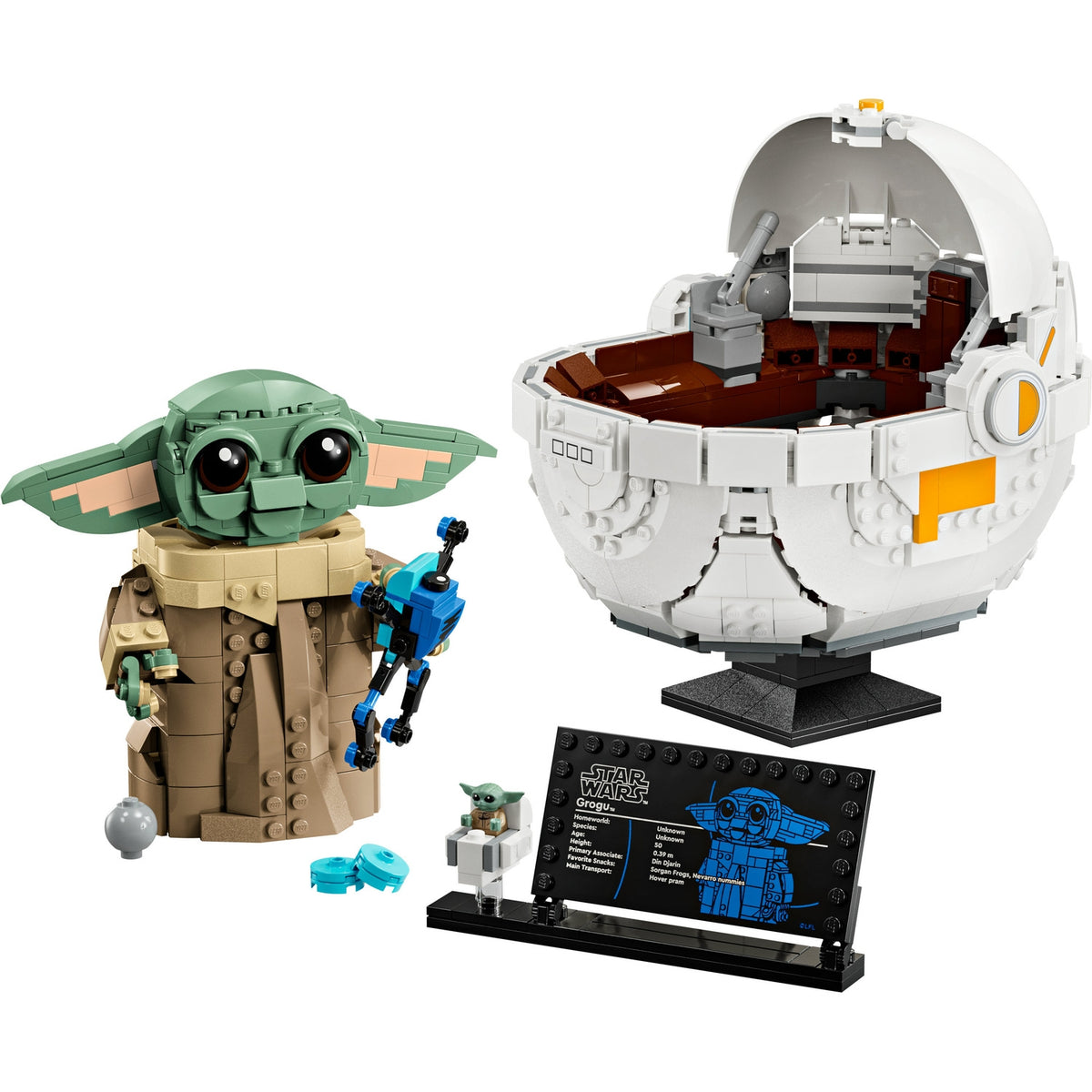 LEGO Star Wars Grogu et son Landau 75403