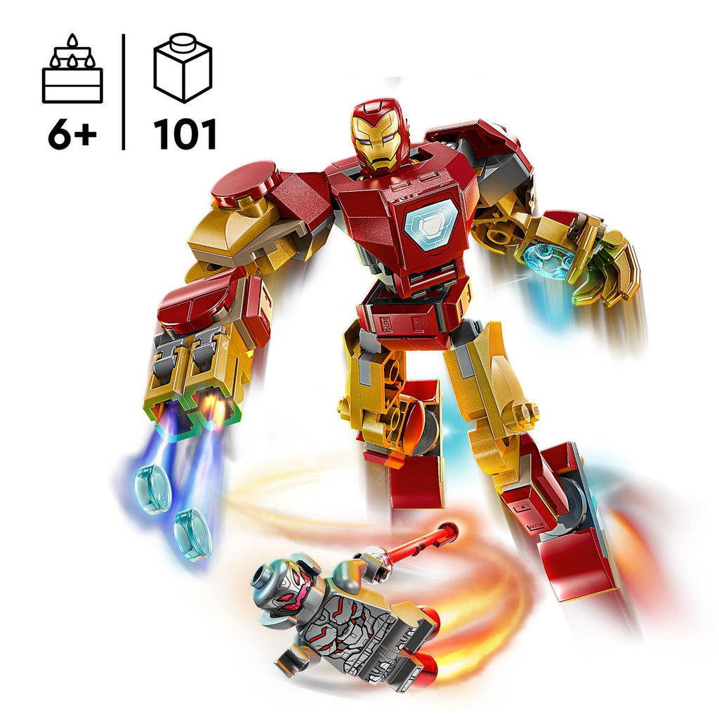 LEGO Marvel Le Robot d'Iron Man contre Ultron 76307
