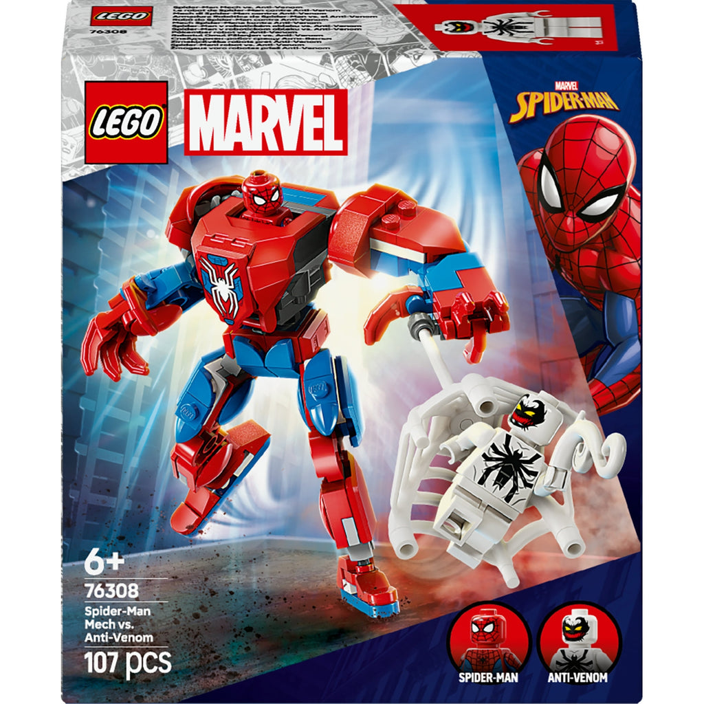 LEGO Marvel Le Robot de Spider-Man contre Anti-Venom 76308
