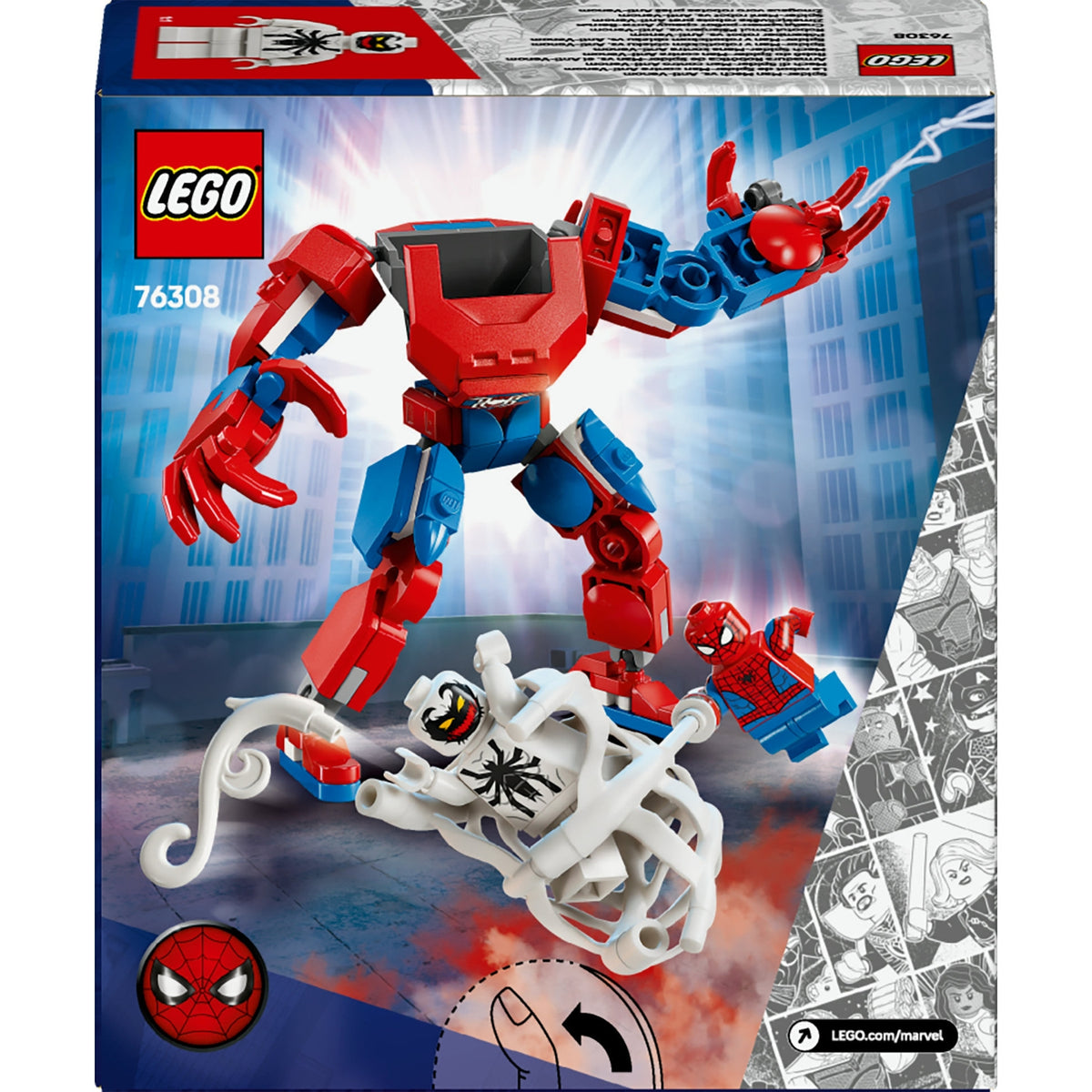 LEGO Marvel Le Robot de Spider-Man contre Anti-Venom 76308