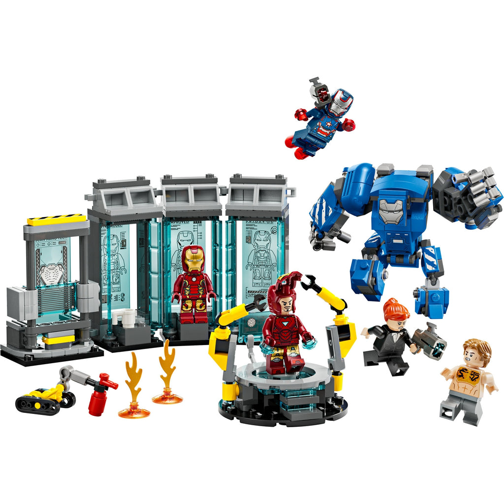 LEGO Marvel Le laboratoire d’Iron Man : la salle des armures 76315