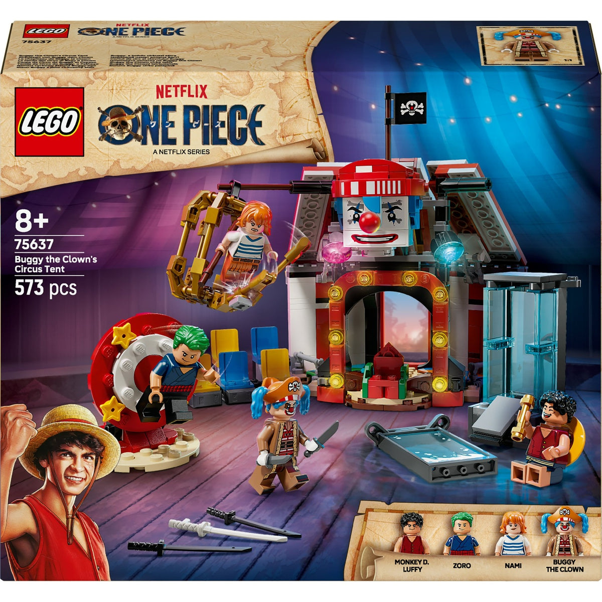 LEGO One Piece Le chapiteau de Baggy le clown 75637