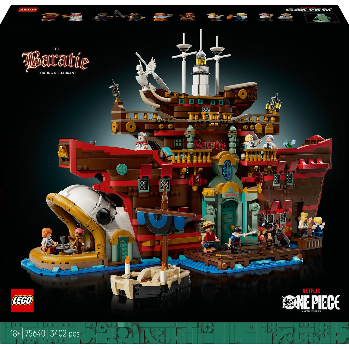 LEGO One Piece Le restaurant flottant Baratie 75640