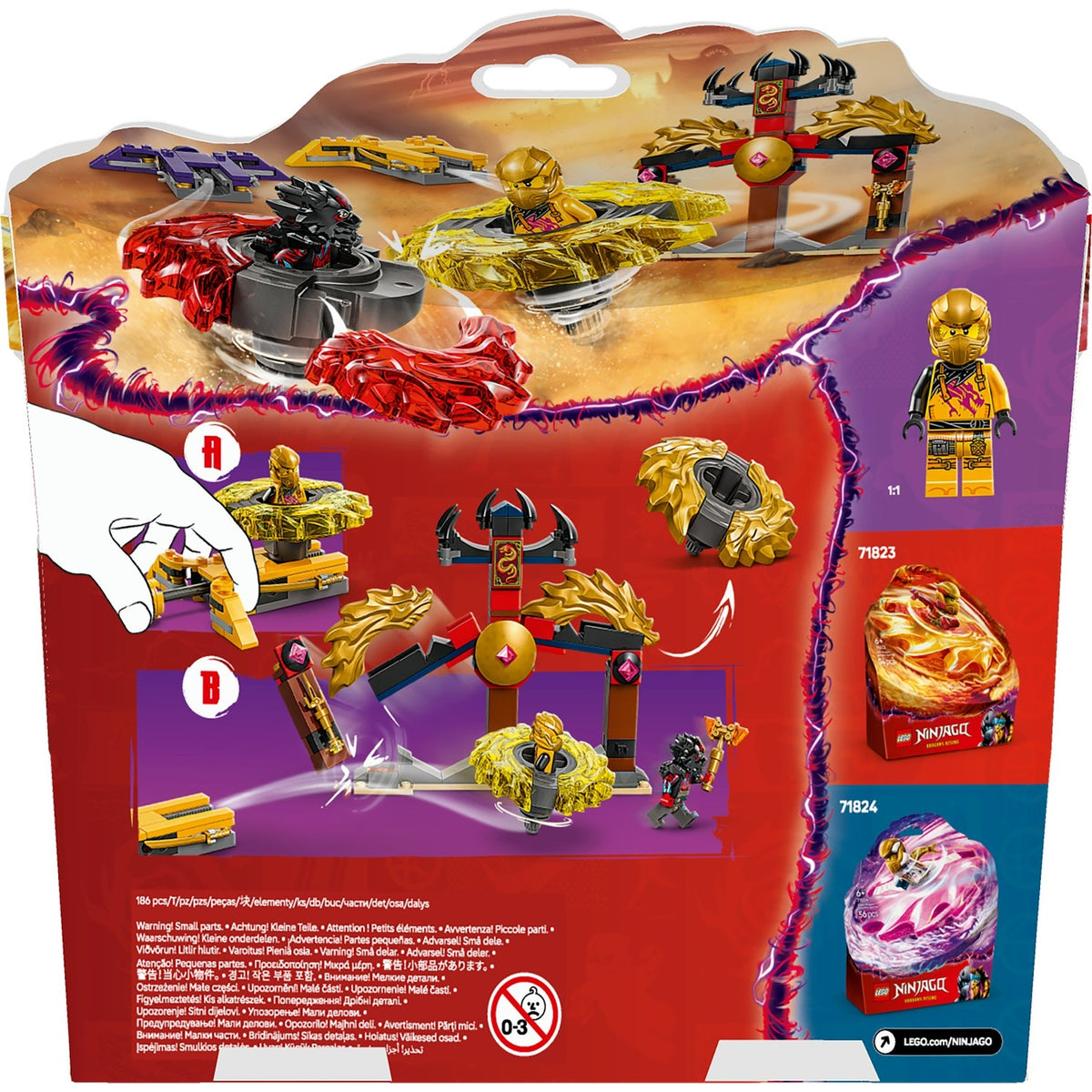 LEGO Ninjago Pack de Combat Spinjitzu du Dragon 71826