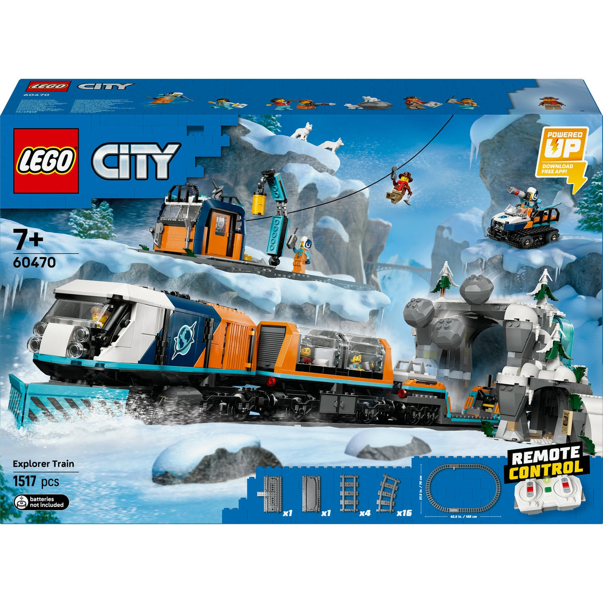 LEGO City Le Train Express des Explorateurs en Arctique 60470