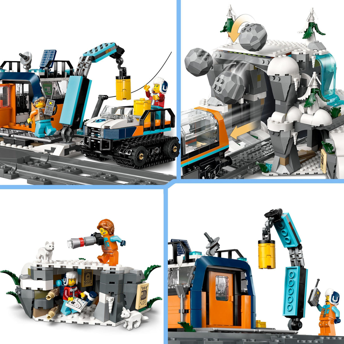 LEGO City Le Train Express des Explorateurs en Arctique 60470