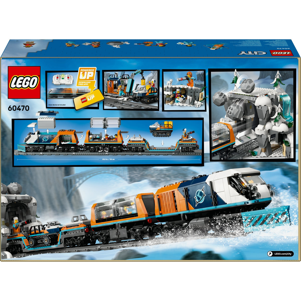 LEGO City Le Train Express des Explorateurs en Arctique 60470