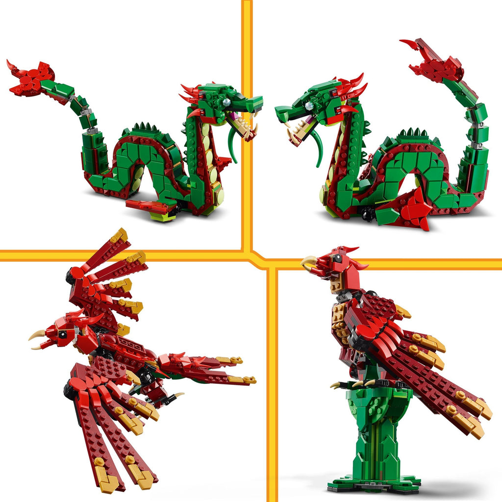 LEGO Creator 3-en-1 Le Dragon Médiéval 31161