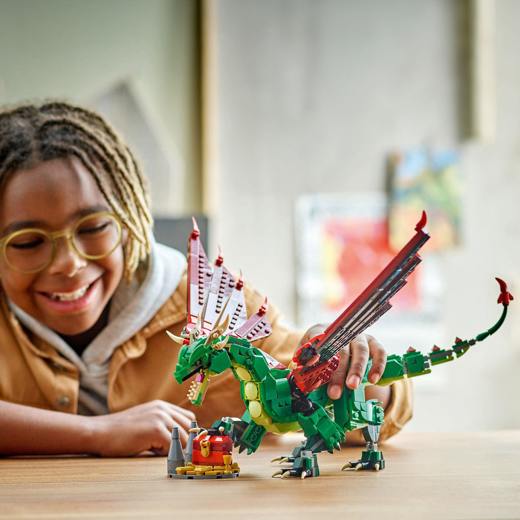 LEGO Creator 3-en-1 Le Dragon Médiéval 31161