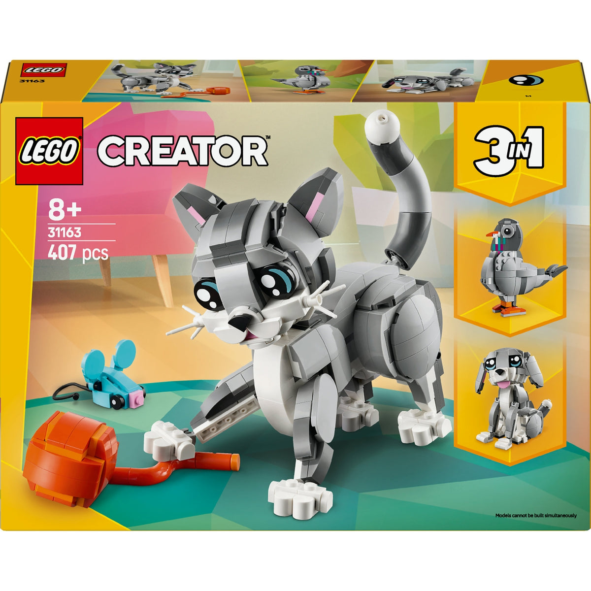 LEGO Creator 3-en-1 Le Chat Joueur 31163