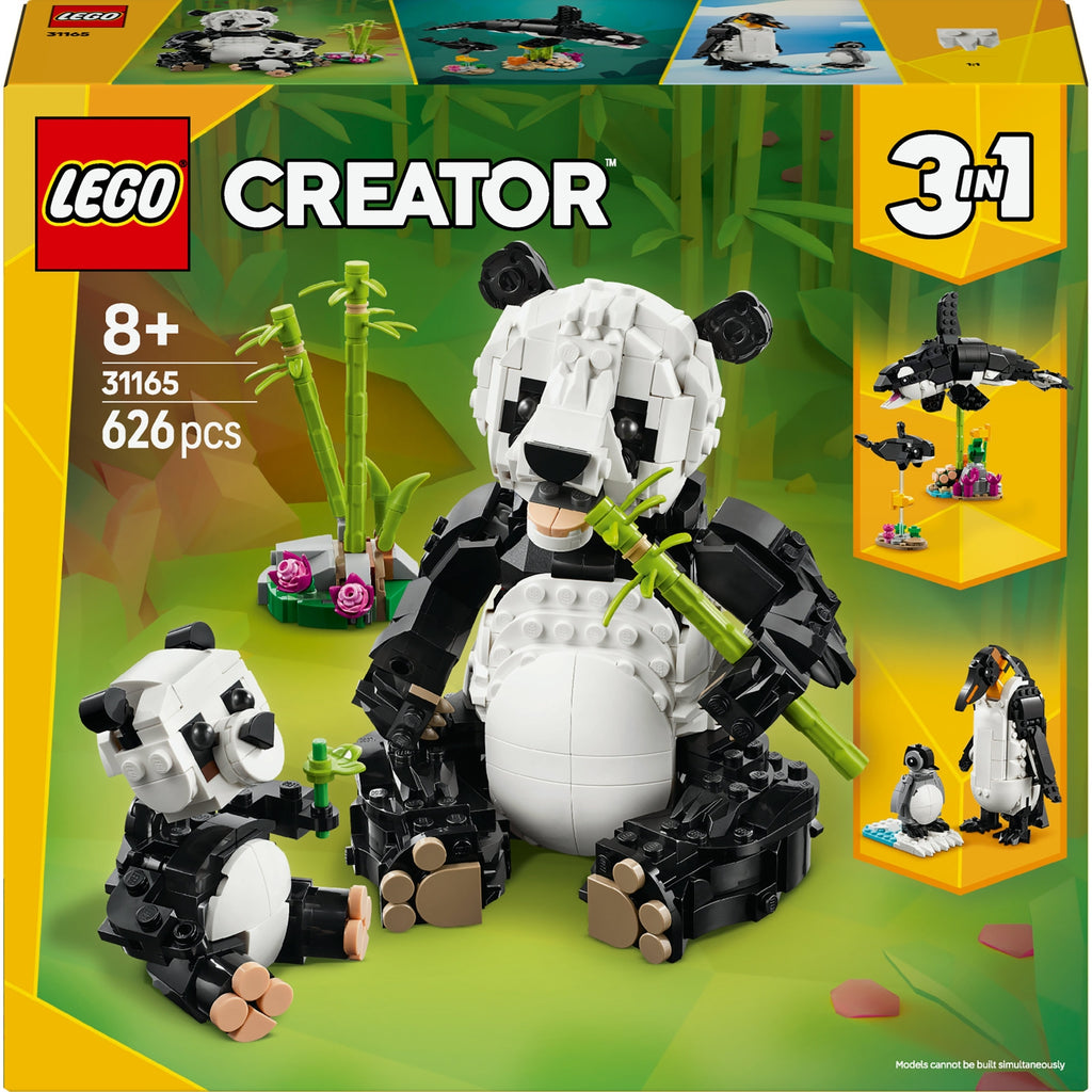 LEGO Creator 3-en-1 Animaux Sauvages : la Famille de Pandas