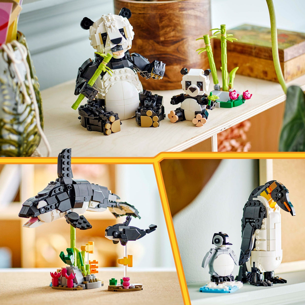 LEGO Creator 3-en-1 Animaux Sauvages : la Famille de Pandas