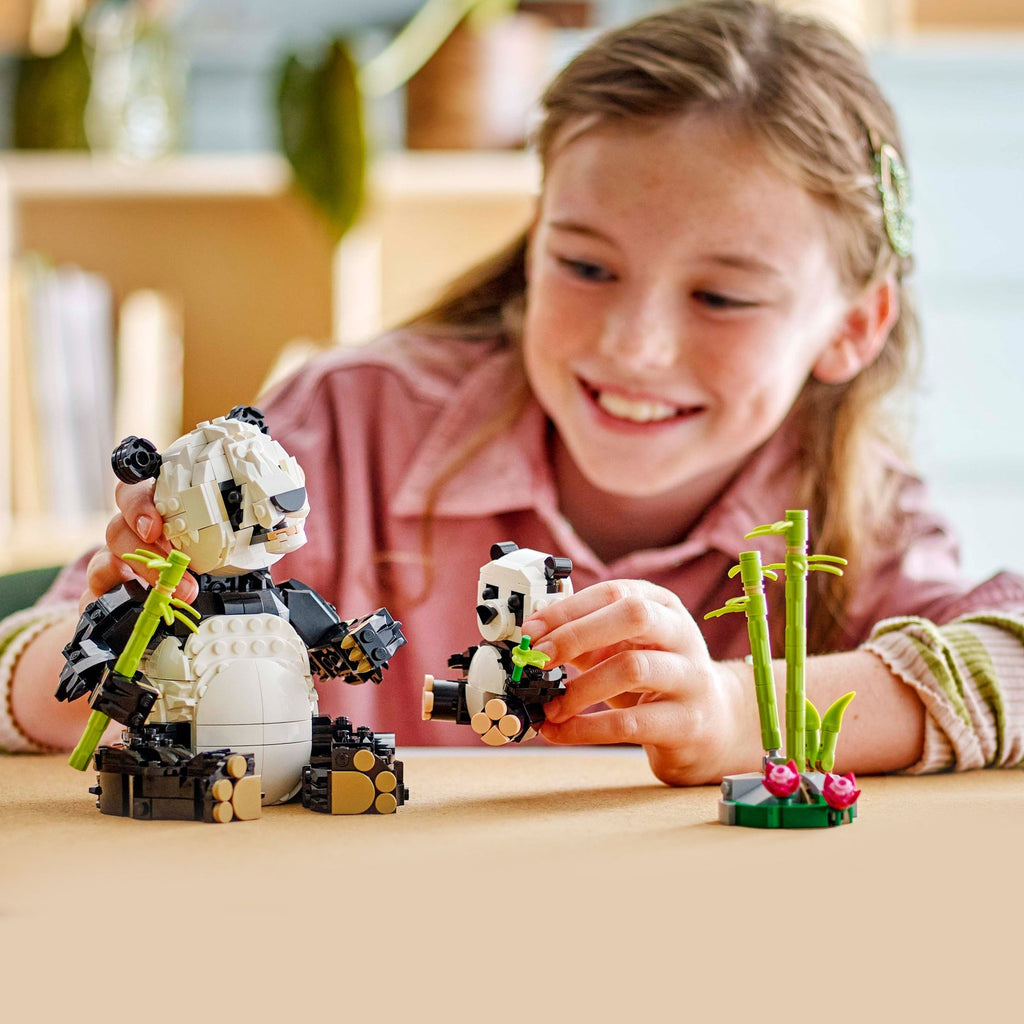 LEGO Creator 3-en-1 Animaux Sauvages : la Famille de Pandas