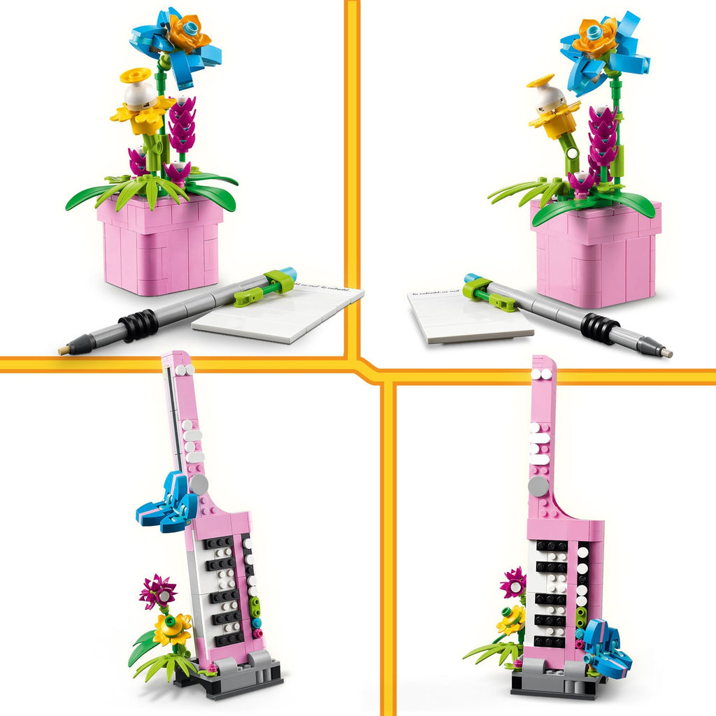 LEGO Creator 3-en-1 La Machine à Ecrire avec des Fleurs 31169
