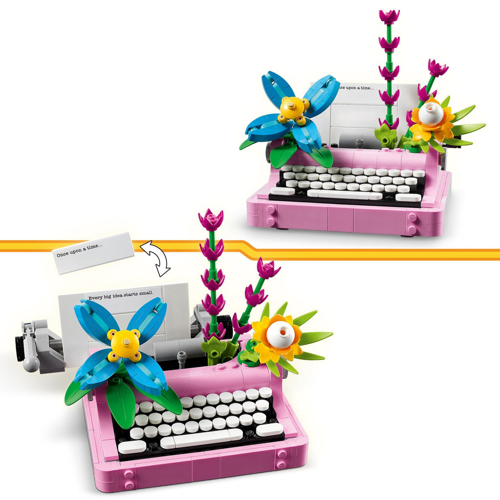 LEGO Creator 3-en-1 La Machine à Ecrire avec des Fleurs 31169