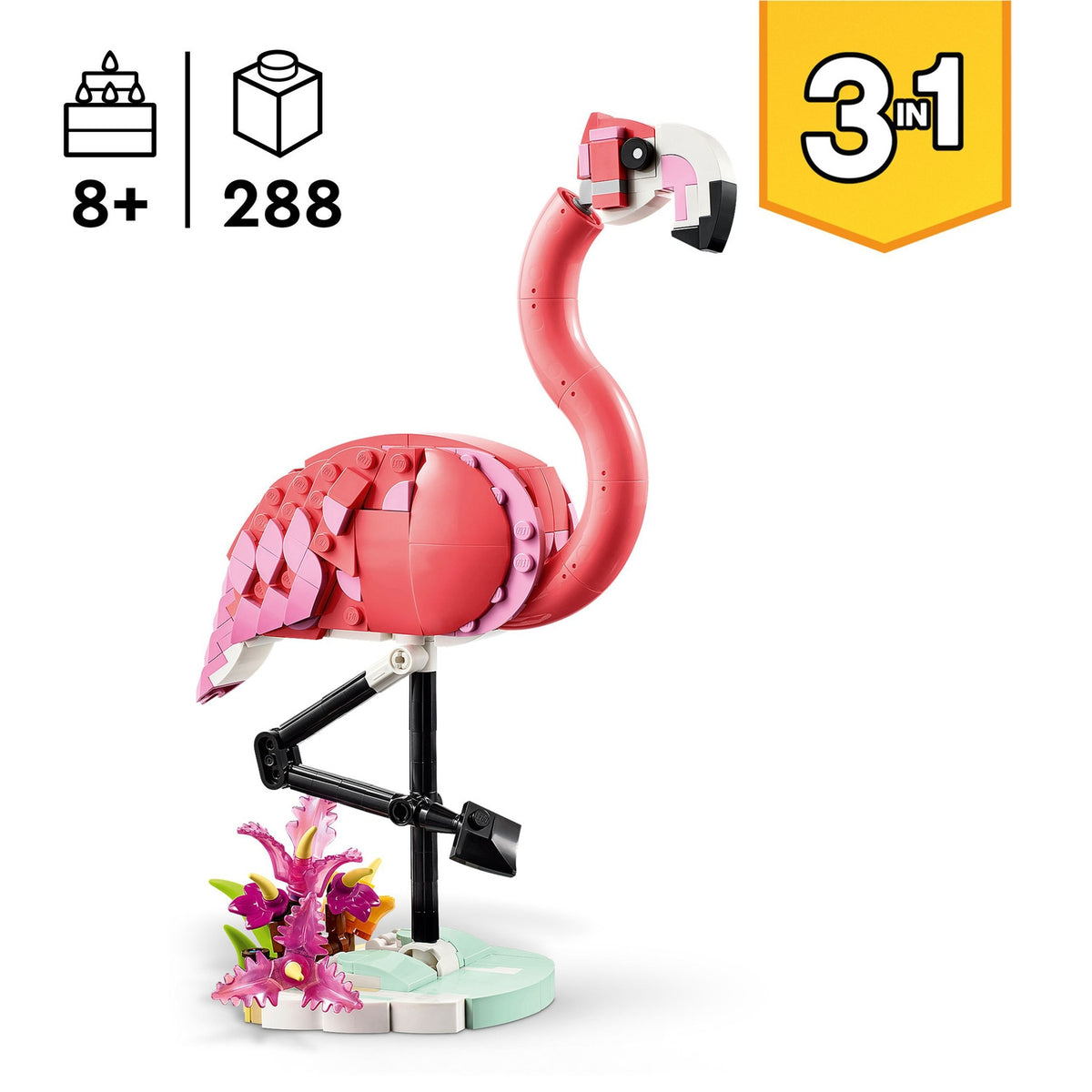 LEGO Creator Animaux sauvages : le flamant rose 31170