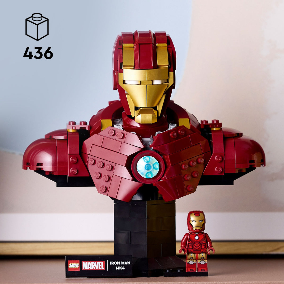 LEGO Marvel Bust d'Iron Man MK4 76327