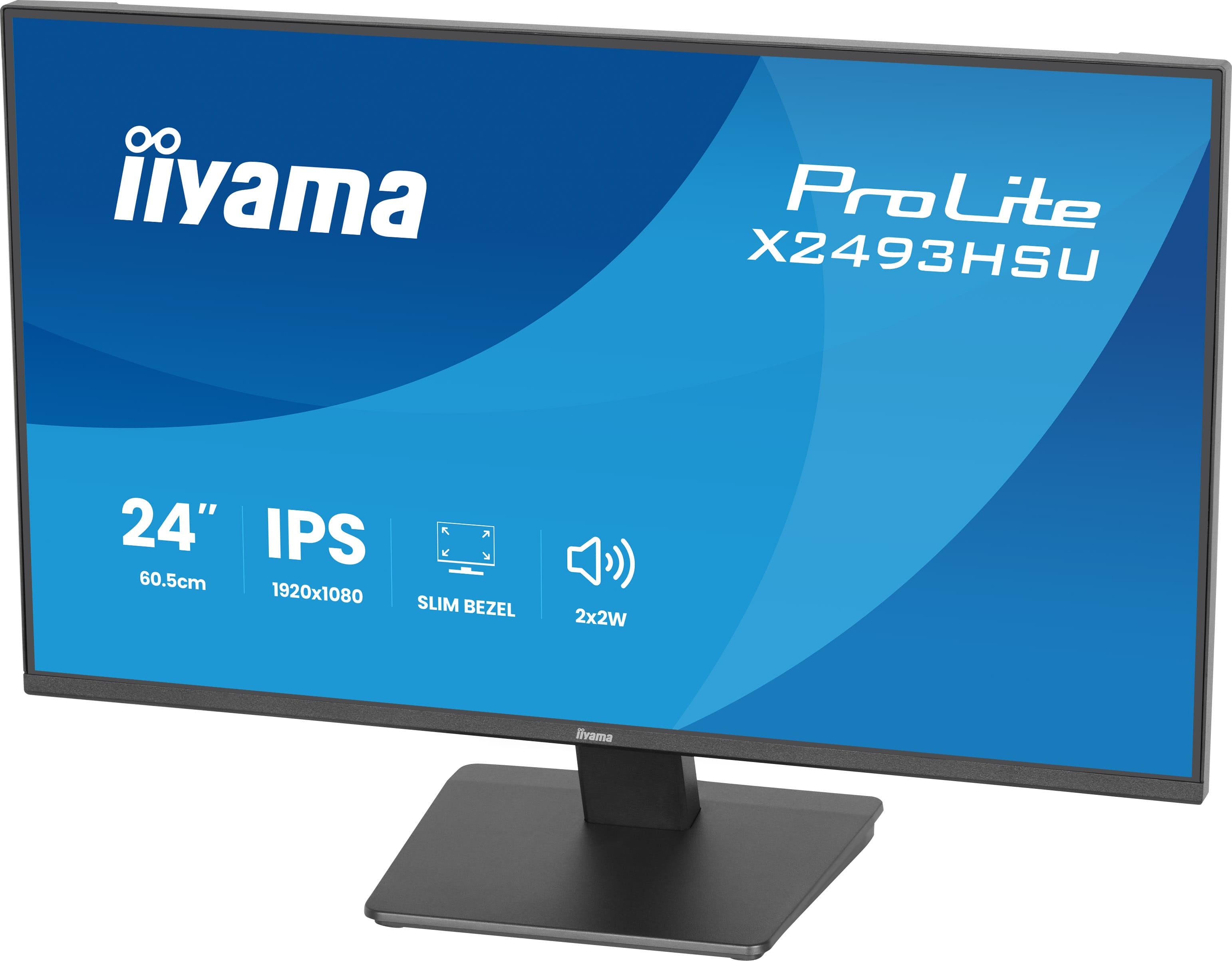 iiyama ProLite X2493HSU-B1 écran plat de PC 60,5 cm (23.8") 1920 x 1080 pixels Full HD LED Noir