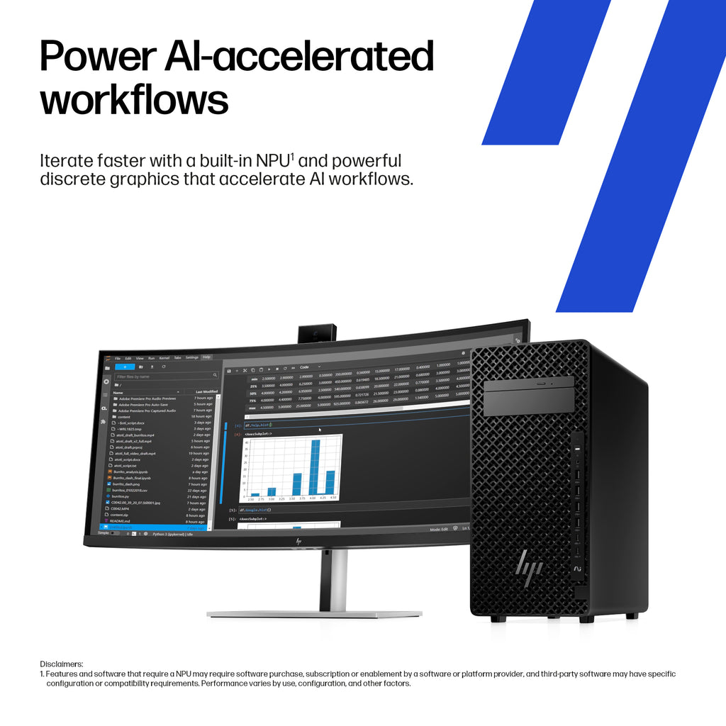 HP Workstation Z2 G1i Tower Core Ultra 7 265K 32GB 1TB NVIDIA RTX A1000 / Intel Graphics Windows 11 Pro