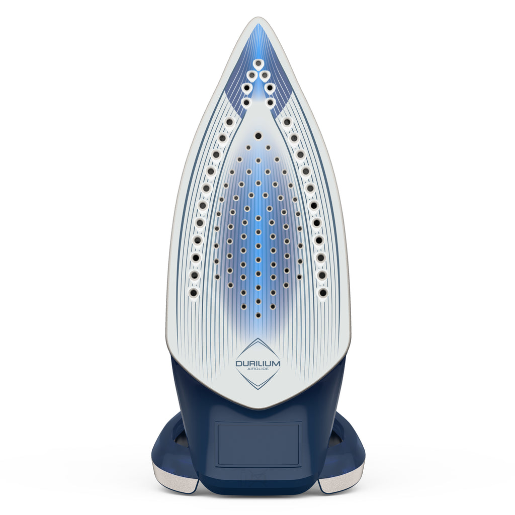 Tefal Smart Protect Plus FV6872 Fer à Repasser à Sec ou à Vapeur, Semelle Durilium Airglide, 2800 W, Bleu
