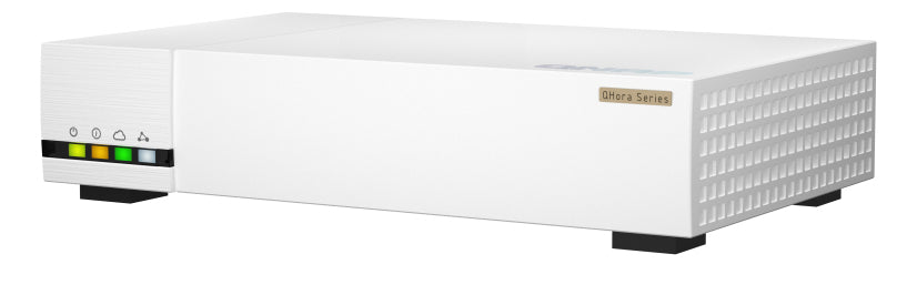 QNAP QHora-322 Routeur Connecté 10 Gigabit Ethernet et 2.5 Gigabit Ethernet, Blanc
