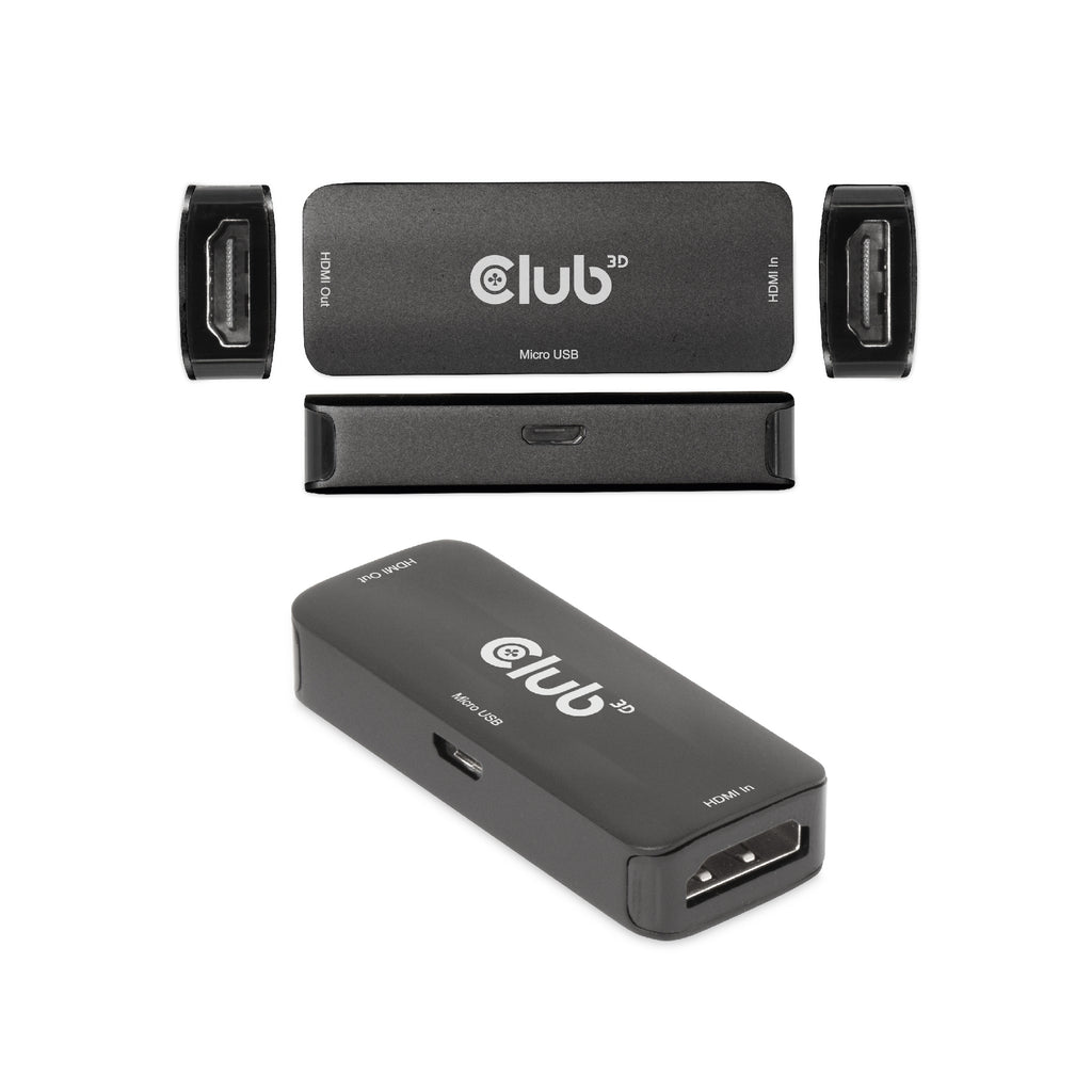 CLUB3D CAC-1307 Répéteur AV Extension Audio/Vidéo, Noir